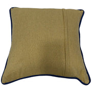 Golden Sand & Royal Blue Velvet Pillow Covers (16x16, Set of 2) | ZIPCushions