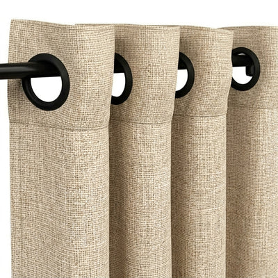 Linen Heavyweight Woven Curtain - Secondary image