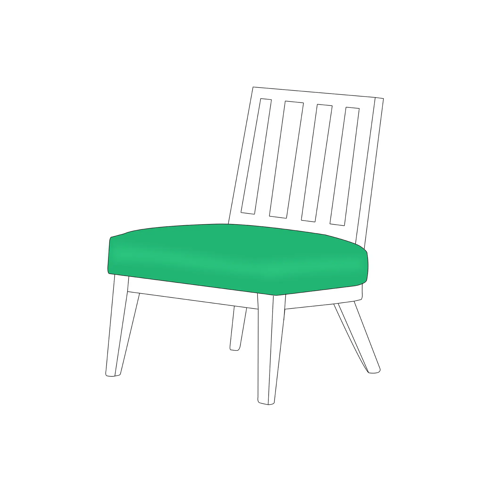 Square Sunbrella® Outdoor Cushions