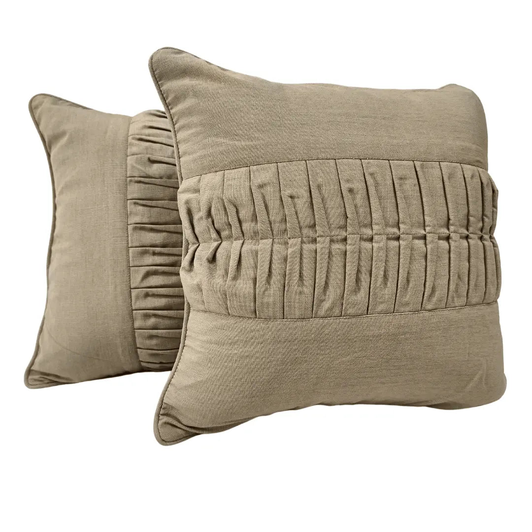 Sunbrella Pleated Pillow Covers (18x18, Set of 2) | ZIPCushions