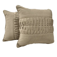Sunbrella Pleated Pillow Covers (18x18, Set of 2)
