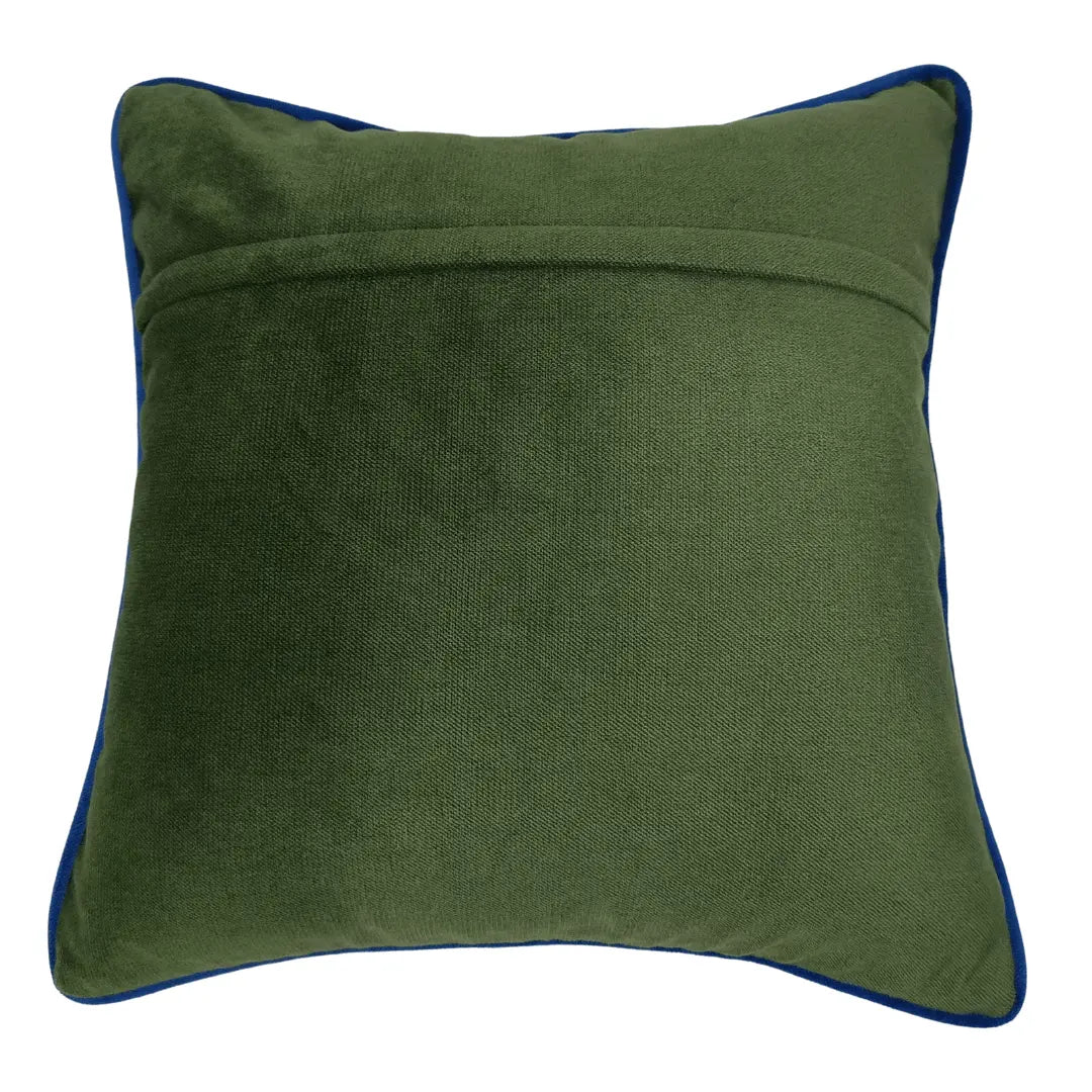 Forest Green & Velvet Accent Pillow Covers (16x16, Set of 2) | ZIPCushions - view 3