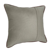 Elegant Textured Pillow Covers with Contrast Piping (Set of 2, 16x16) | ZIPCushions