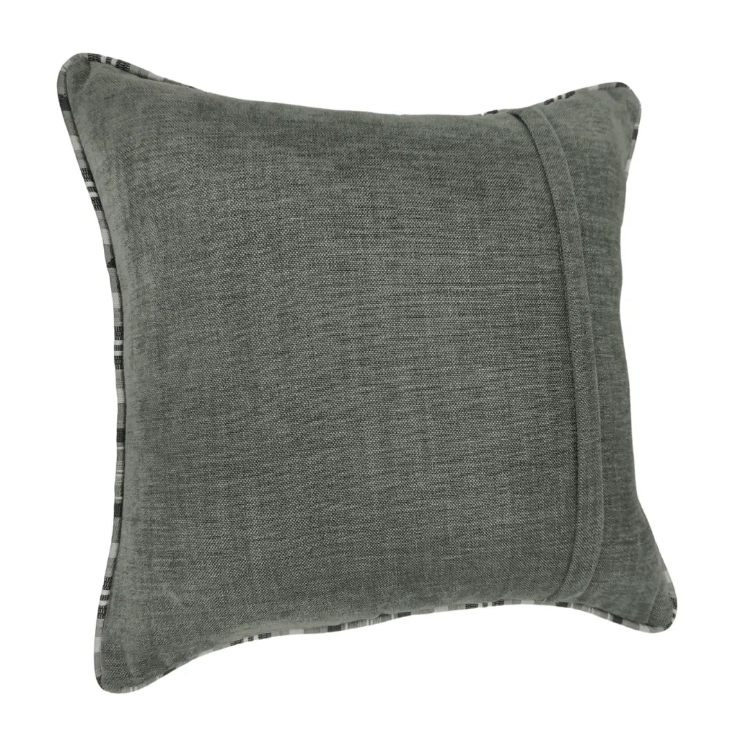 Textured Gray Bouclé Pillow Covers (Set of 2, 16x16) | ZIPCushions - view 3