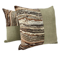 Earthy Texture Pillow Covers (18x18, Set of 2)