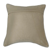 Chic Beige Two-Tone Pillow Covers (Set of 2, 16x16) | ZIPCushions