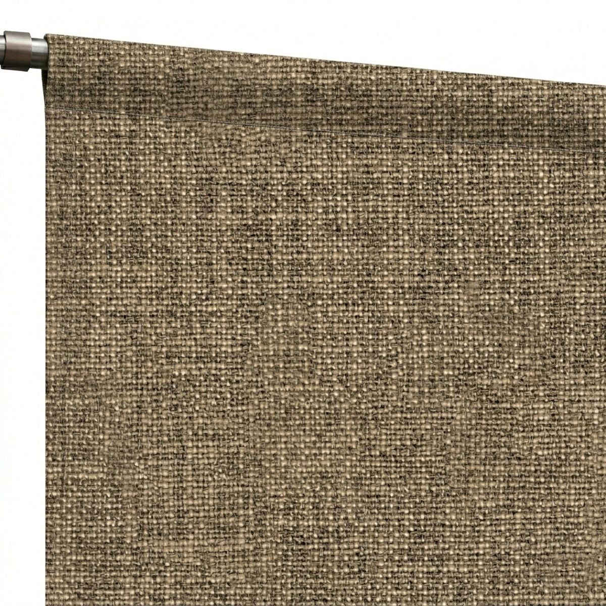 Mocha Heavyweight Woven Curtain - view 5