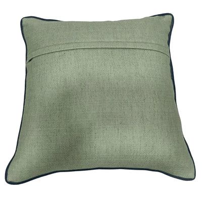 Contemporary Green & Beige Pillow Covers (Set of 2, 16x16) - Alternate image