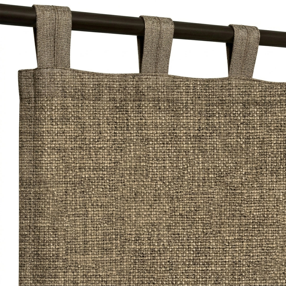 Mocha Heavyweight Woven Curtain - view 6