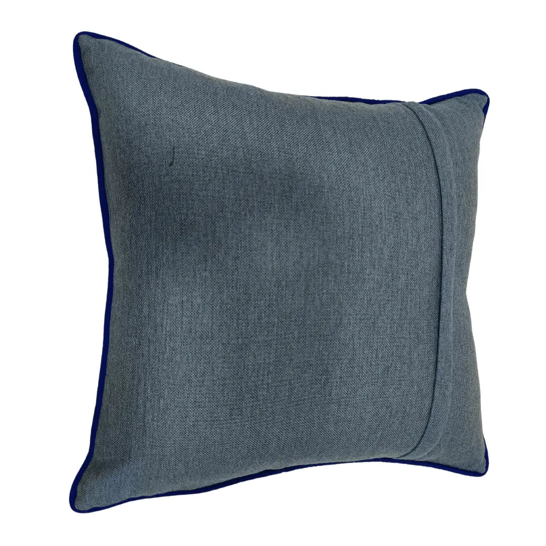 Blue & Green Patterned Pillow Covers (Set of 2, 16x16) | ZIPCushions - view 3