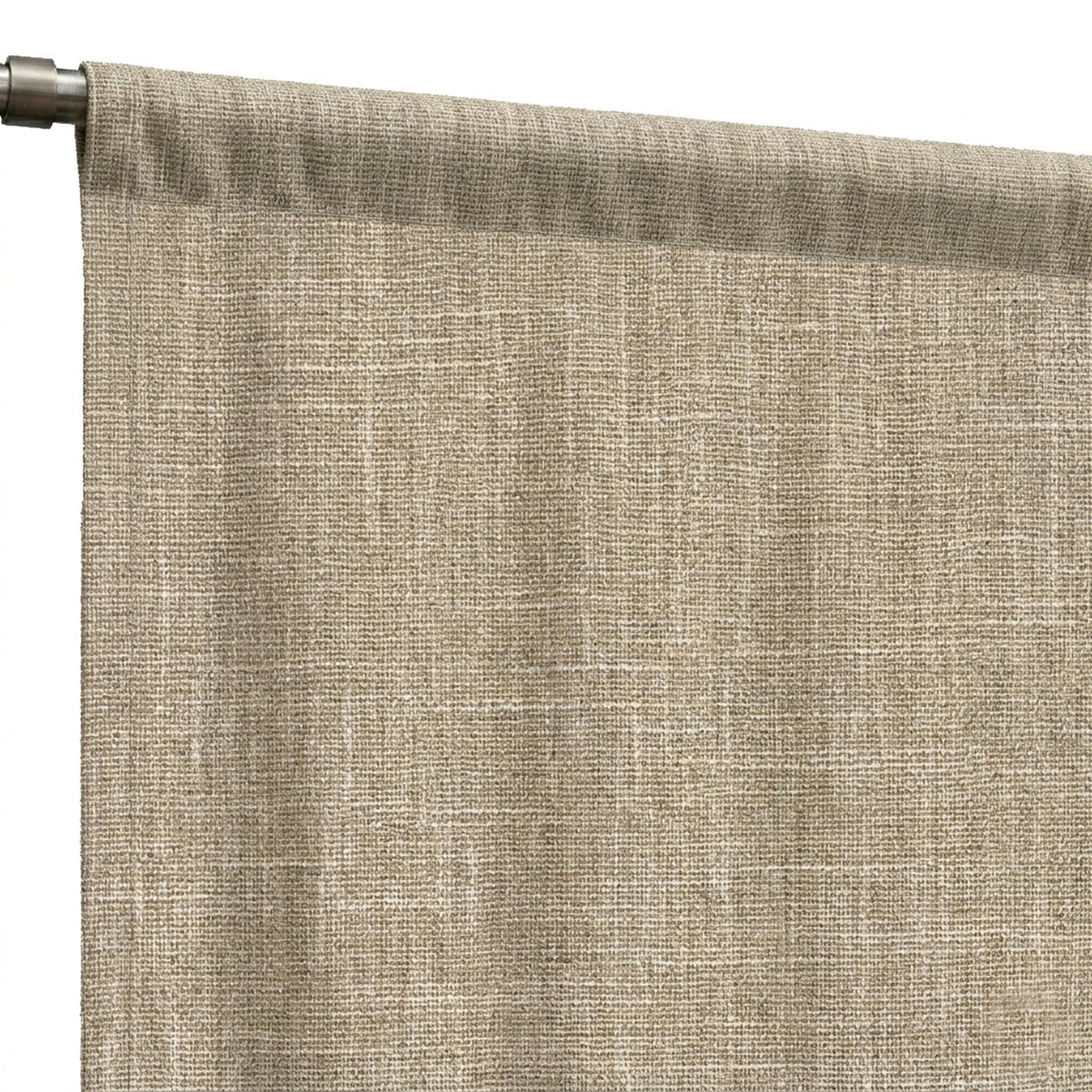 Mushroom Heavyweight Woven Curtain - view 5