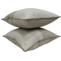 Neutral Patchwork Pillow Covers (Set of 2, 16x16)