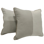 Neutral Patchwork Pillow Covers (Set of 2, 16x16) | ZIPCushions