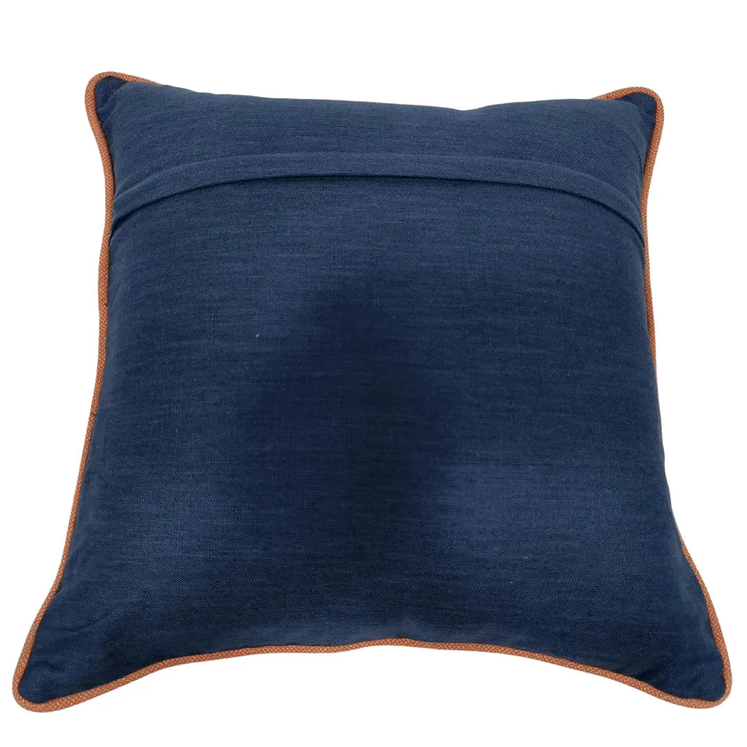 Charcoal and Navy Velvet Pillow Covers (16x16, Set of 2) | ZIPCushions - view 3
