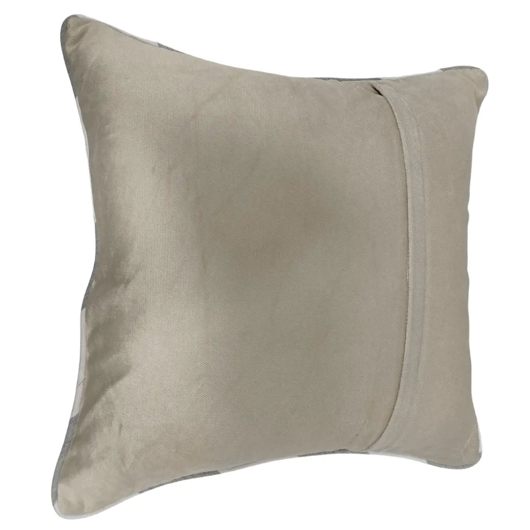 Burgundy and Grey Dual Tone Pillow Covers (16x16, Set of 2) | ZIPCushions - view 3