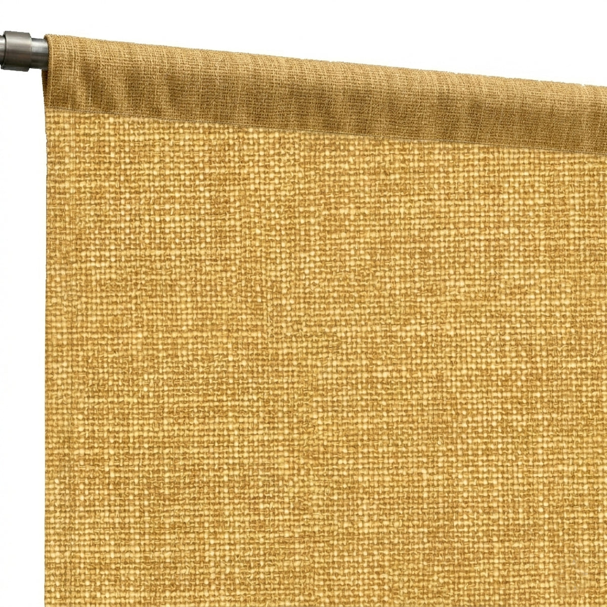 Mustard Heavyweight Woven Curtain - view 5