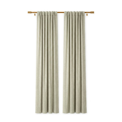 Nickel Grey Heavyweight Woven Curtain