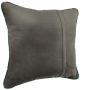 Olive & Grey Dual-Tone Pillow Covers (16x16, Set of 2) | ZIPCushions