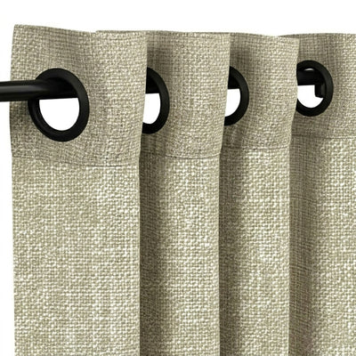 Nickel Grey Heavyweight Woven Curtain - Secondary image