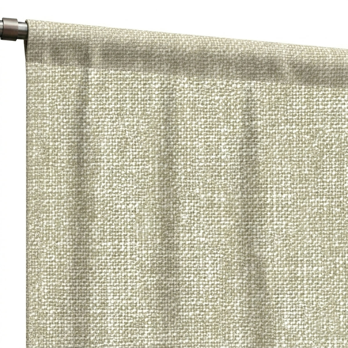 Nickel Grey Heavyweight Woven Curtain - view 5