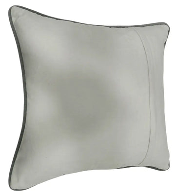 Silver Textured Pillow Covers (16x16, Set of 2) - Alternate image