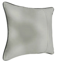 Silver Textured Pillow Covers (16x16, Set of 2)