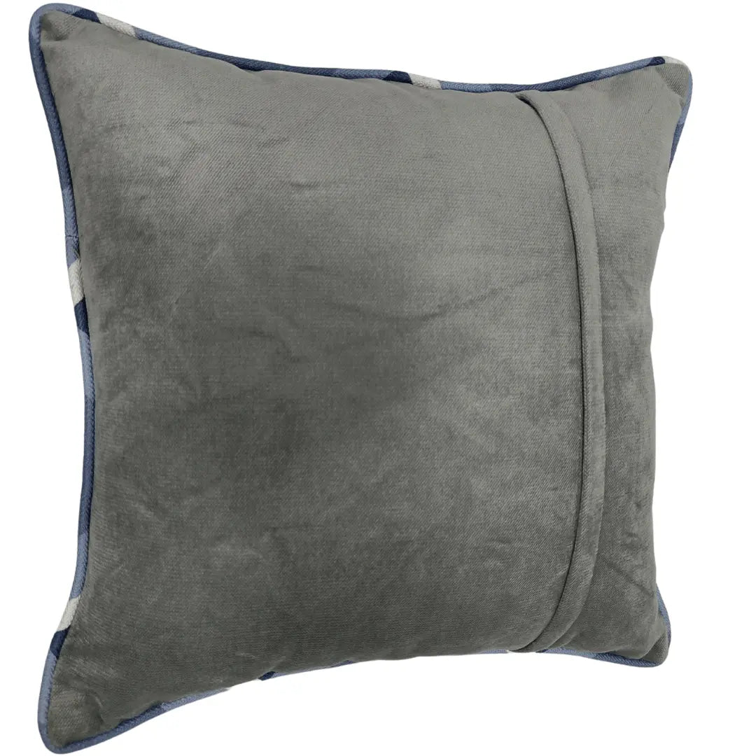 Grey & Patterned Pillow Covers (16x16, Set of 2) | ZIPCushions - view 3