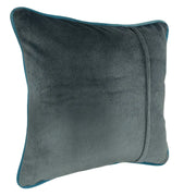 Soft Green & Charcoal Pillow Covers (16x16, Set of 2) | ZIPCushions