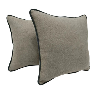 Elegant Contrast Pillow Covers for Indoor Spaces (16x16, Set of 2)