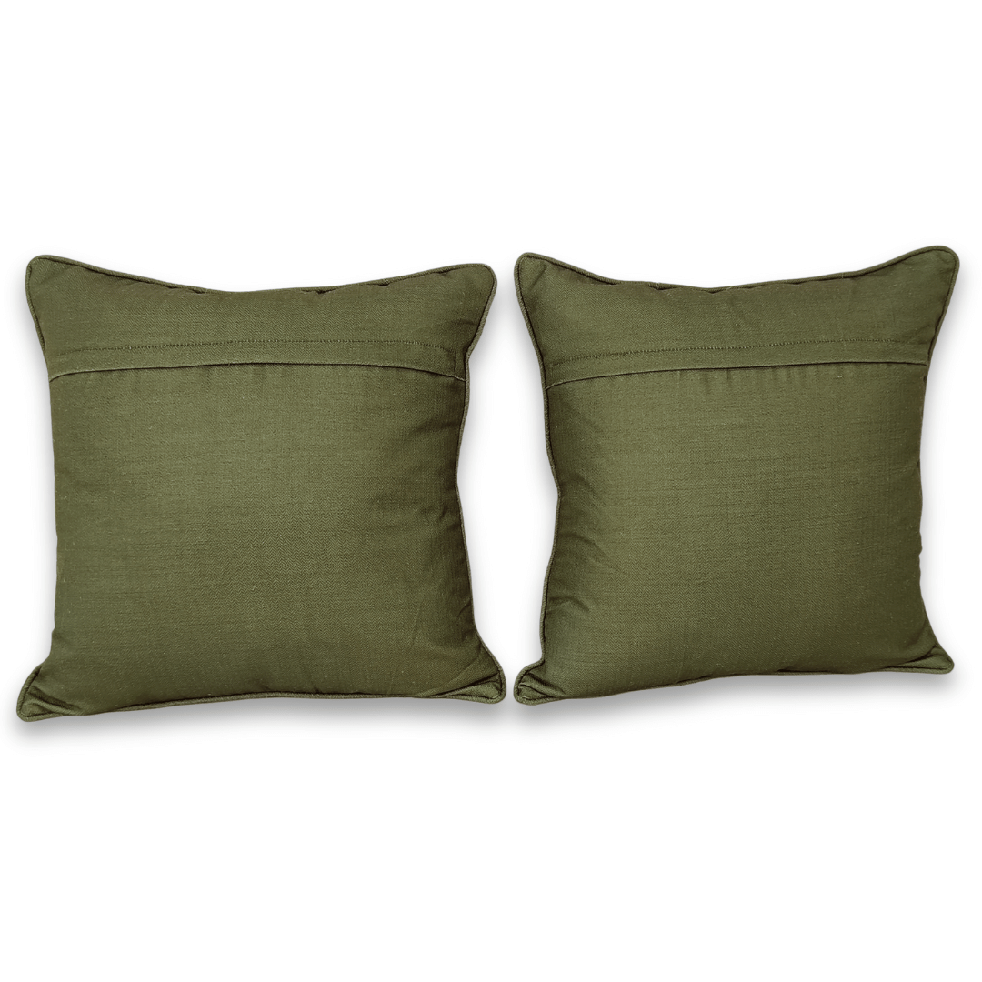 18x18 Pillow covers in Sunbrella and cassia