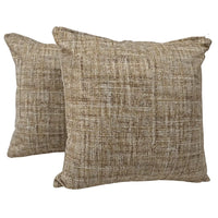 Rustic Texture Pillow Covers (18x18, Set of 2)