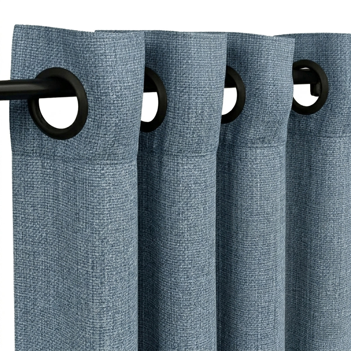 Porto Tile Heavyweight Woven Curtain - view 4