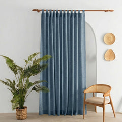 Porto Tile Heavyweight Woven Curtain - alternate view