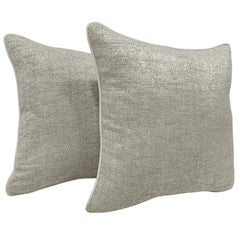 Silver Sunbrella Pillow Covers (16x16, Set of 2)