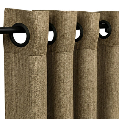 Sandstone Heavyweight Woven Curtain - Secondary image