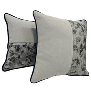 Silver & Light Grey Dual Tone Pillow Covers (16x16, Set of 2) | ZIPCushions