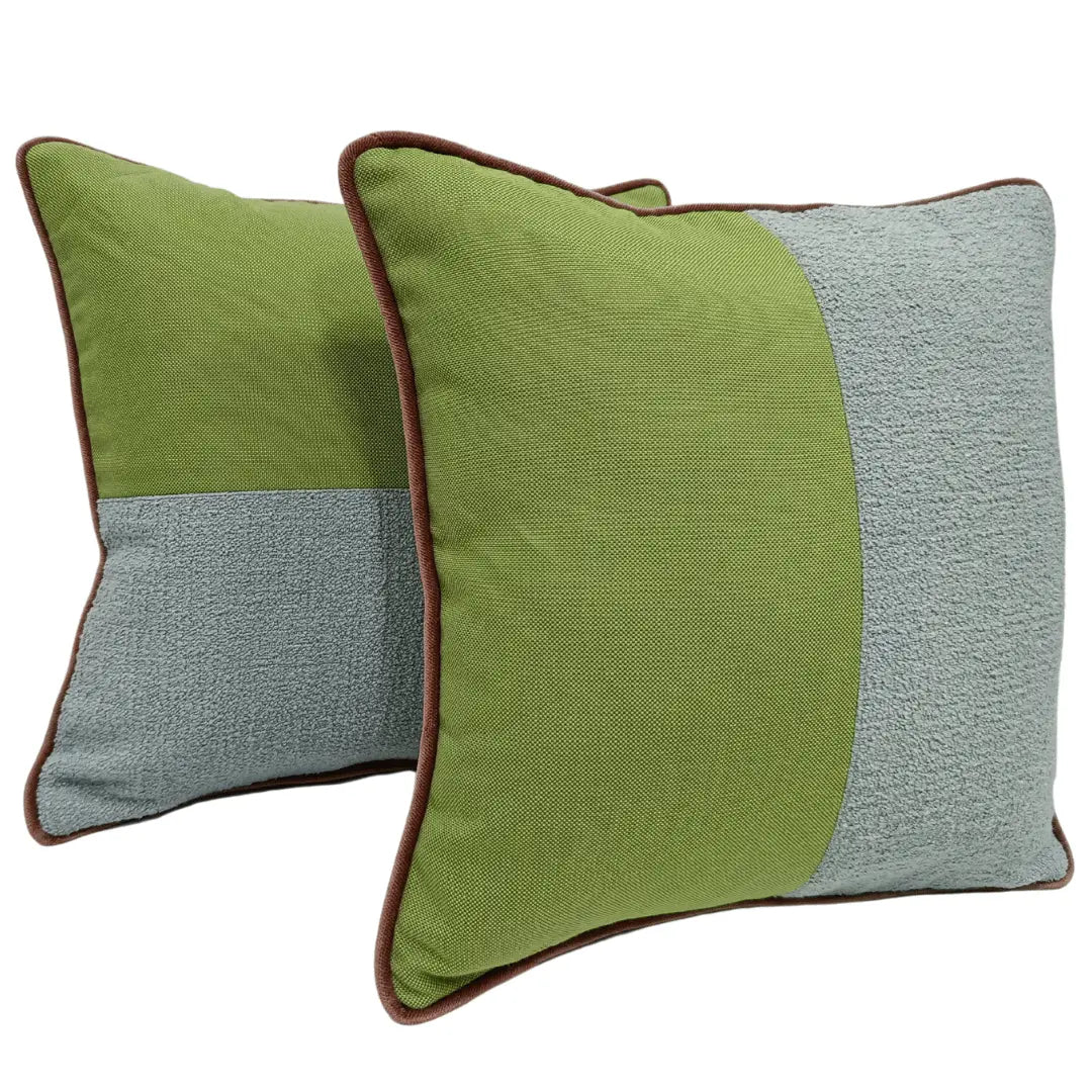 Contemporary Dual Tone Pillow Covers (16x16, Set of 2) | ZIPCushions