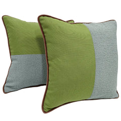 Contemporary Dual Tone Pillow Covers (16x16, Set of 2)
