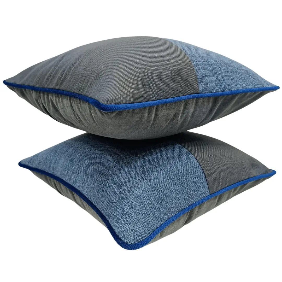 Modern Dual Tone Pillow Covers (16x16, Set of 2) | ZIPCushions - view 2