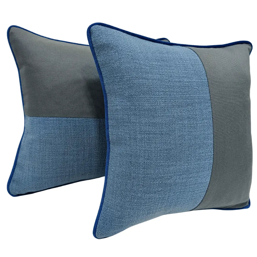 Modern Dual Tone Pillow Covers (16x16, Set of 2) | ZIPCushions