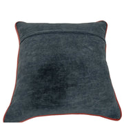 Burgundy and Charcoal Dual Tone Pillow Covers (16x16, Set of 2) | ZIPCushions