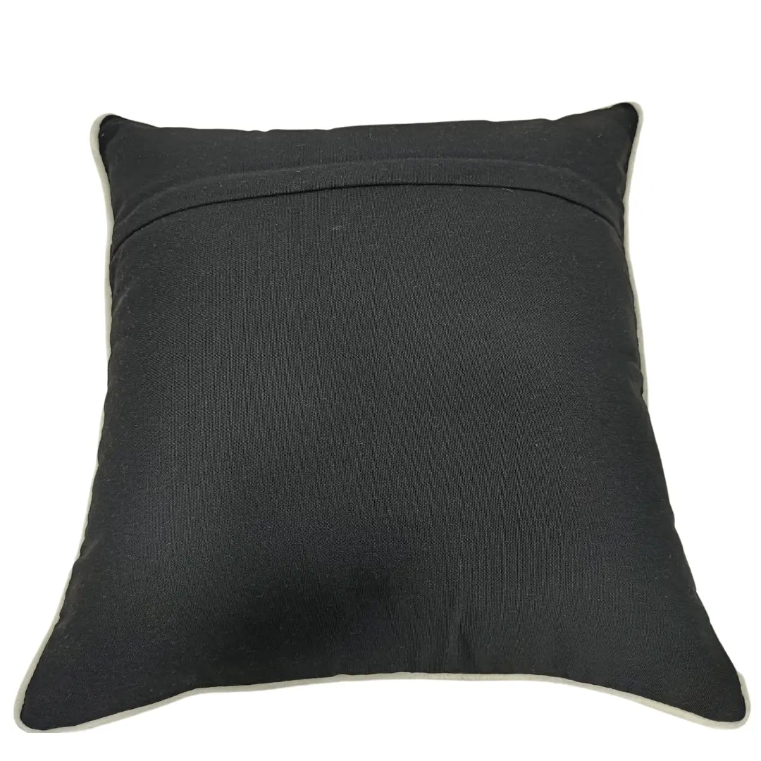 Teal and Black Dual Tone Pillow Covers (16x16, Set of 2) | ZIPCushions - view 3