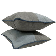 Modern Dual Tone Pillow Covers (16x16, Set of 2) | ZIPCushions