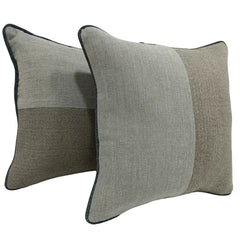 Modern Dual Tone Pillow Covers (16x16, Set of 2)