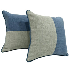 Textured Dual Tone Pillow Covers (16x16, Set of 2)