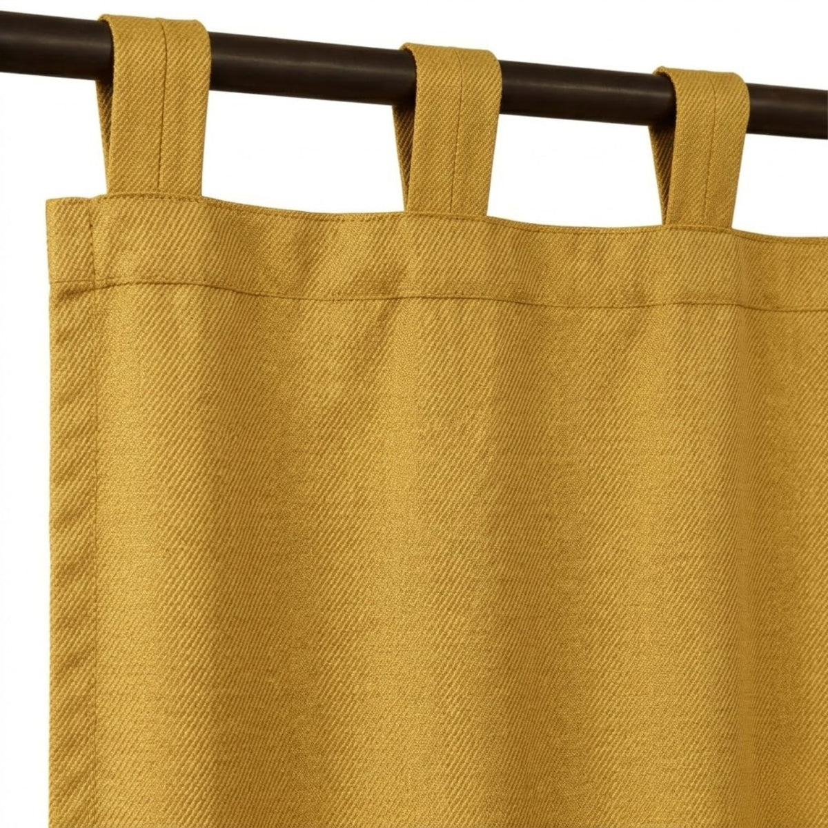 Sunbrella Mezzo Sulfur Curtain - Image 6 | ZIPCushions - view 6