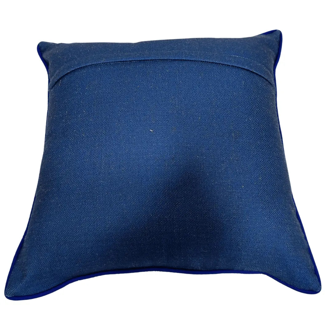 Deep Blue Pillow Covers (16x16, Set of 2) | ZIPCushions - view 3
