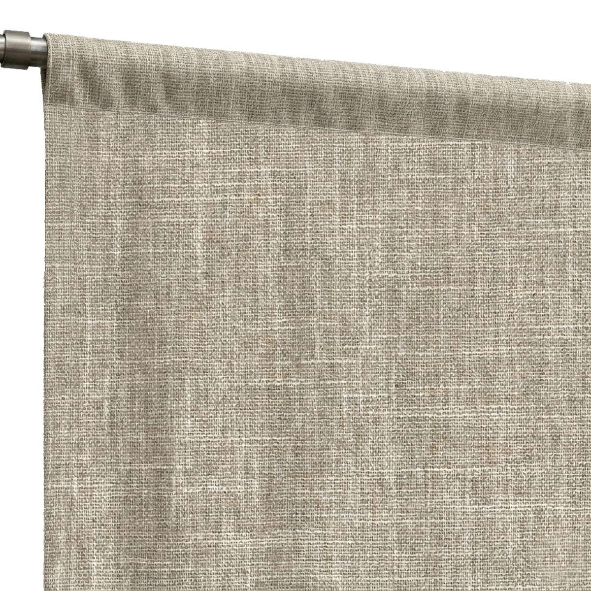 Smoke Heavyweight Woven Curtain - view 5