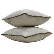 Neutral Beige Pillow Covers (16x16, Set of 2) | ZIPCushions