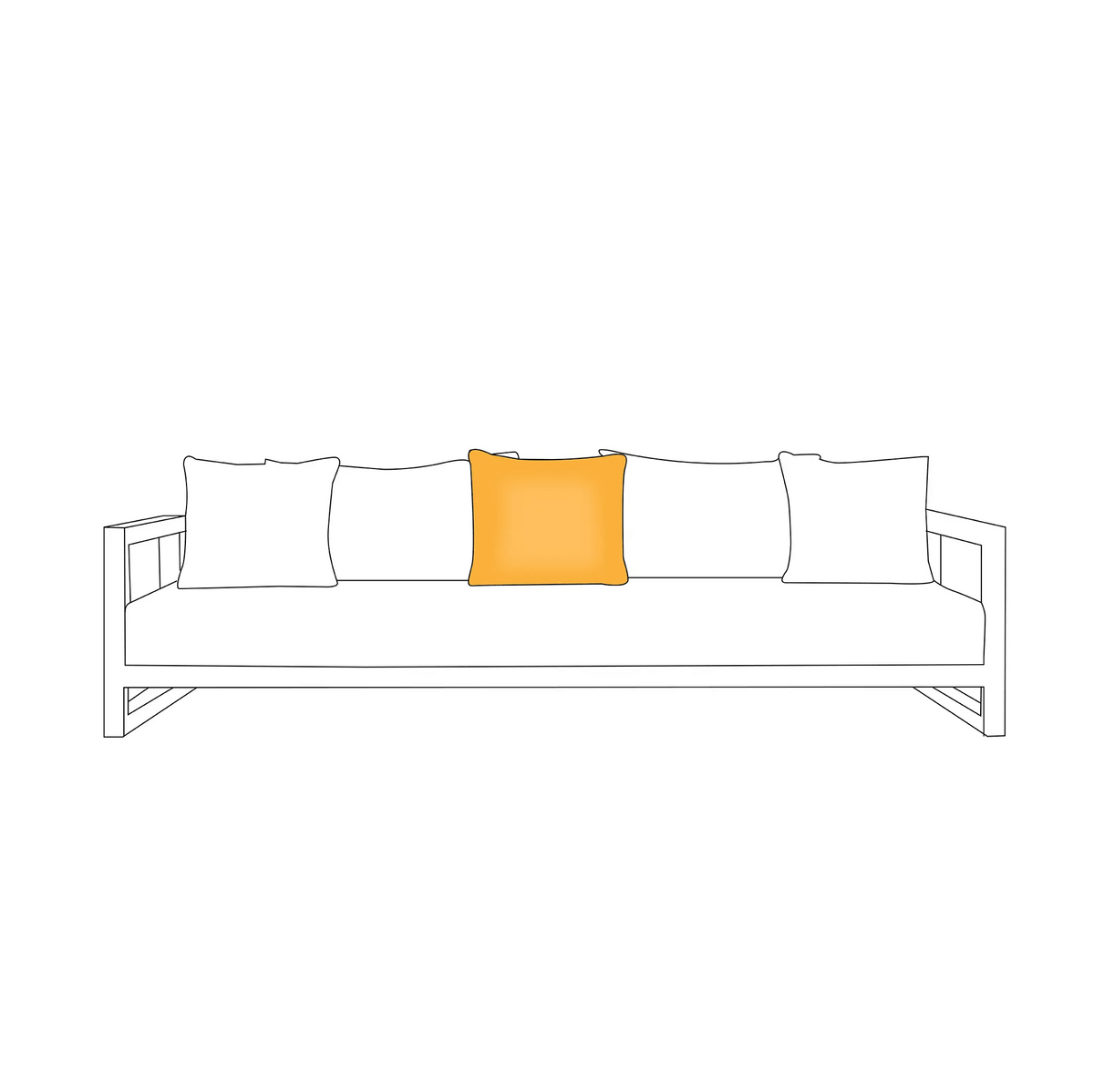 28x28 cushion cover | ZIPCushions